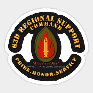 63rd Regional Spt Command Sticker